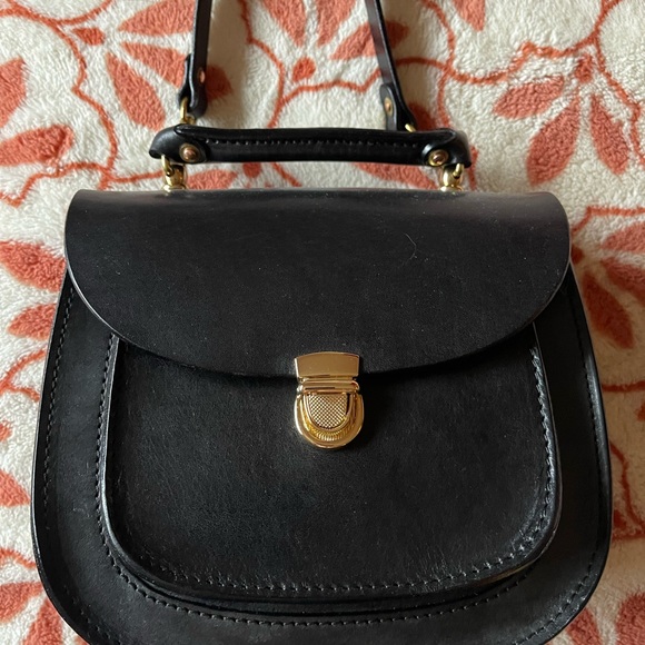 NWOT $129 Sundance Black Leather Leni Crossbody Bag - Picture 2 of 6